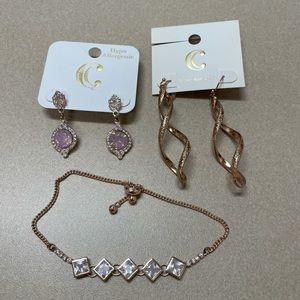 Charming Charlie Rose Gold Bundle